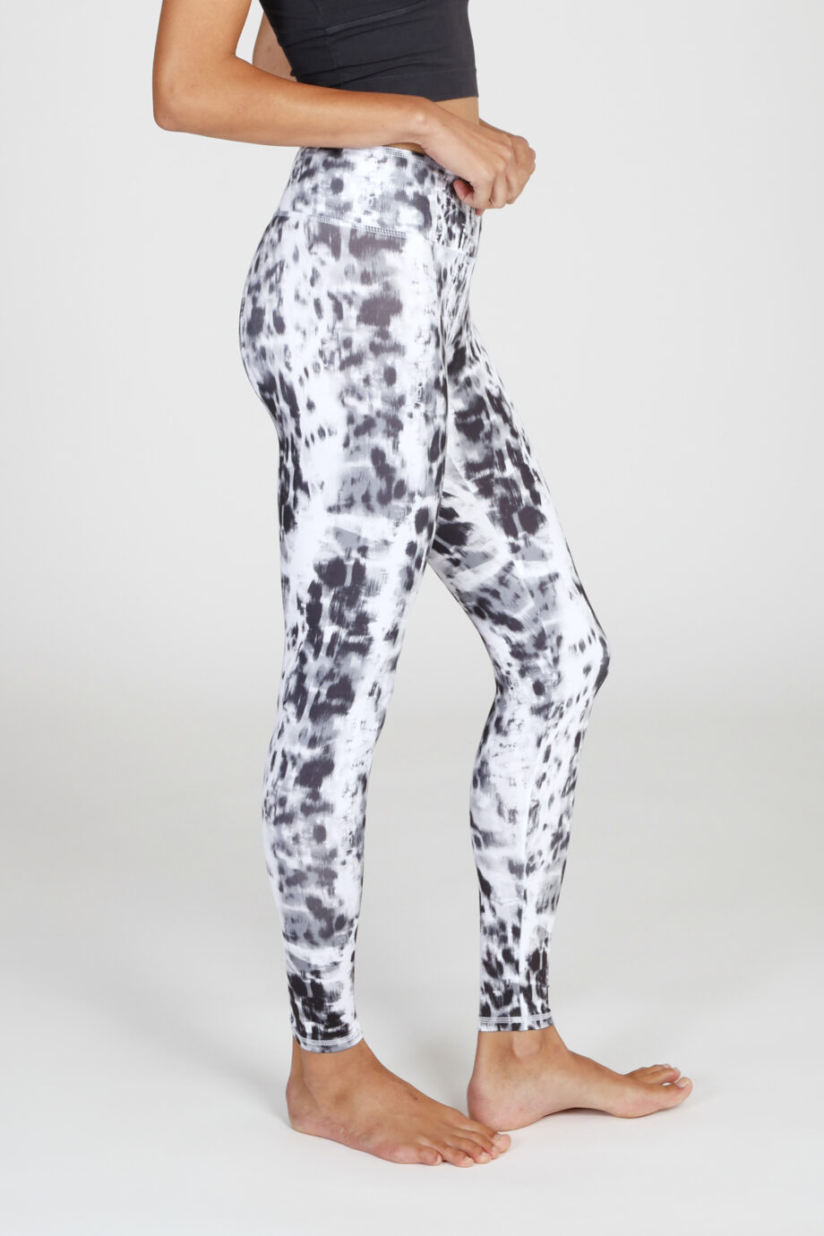 Lux Leggings - Black White Wild