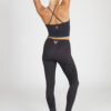 Lux Crop Top Anthracite Ganga Leg Warrior Anthracite