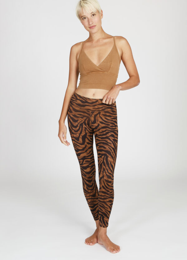 Love Crop Top Maroon Ganga Leg Camou Brown