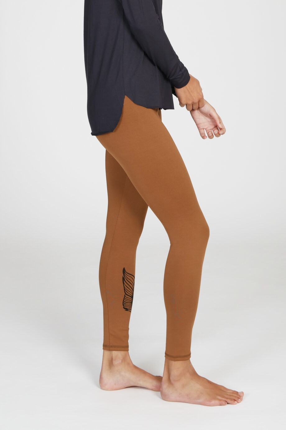 Yoga Leggings Ganga 7/8 - Warrior Brown