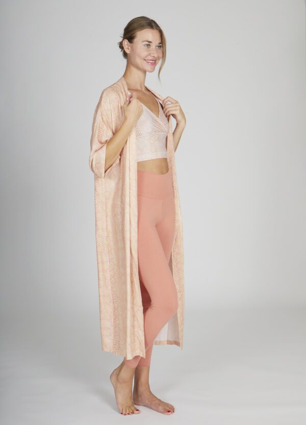 Kismet Kimono snake rose